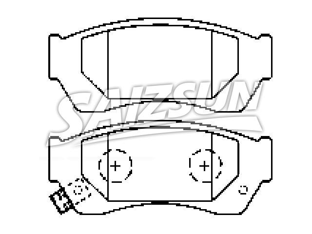 刹车片 Brake Pad Set:CV80971301