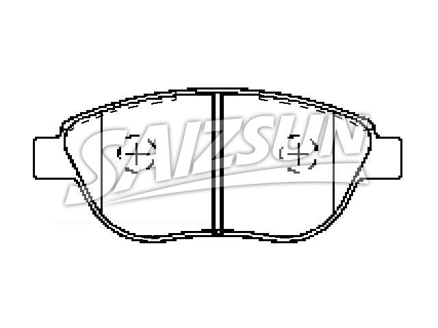 刹车片 Brake Pad Set:41060-2ZS00