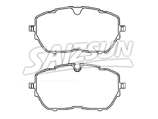 刹车片 Brake Pad Set:16 123 730 80
