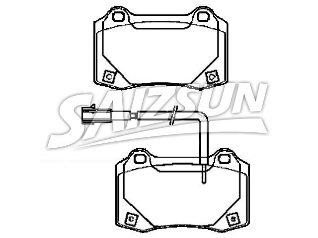 刹车片 Brake Pad Set:980156007