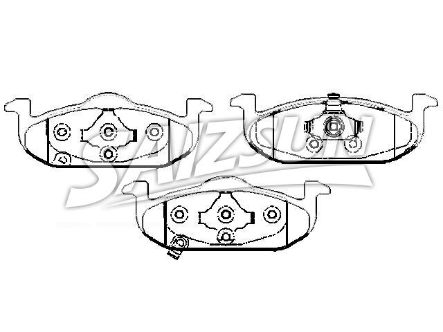刹车片 Brake Pad Set:10026870