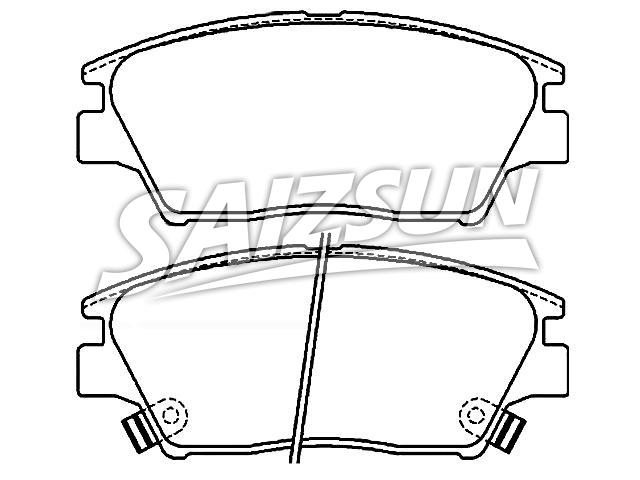 刹车片 Brake Pad Set:48130-350B0