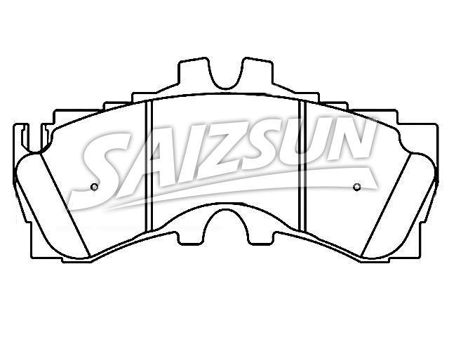 刹车片 Brake Pad Set:04465-11010