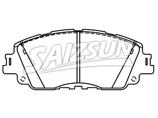 刹车片 Brake Pad Set:04465-33480