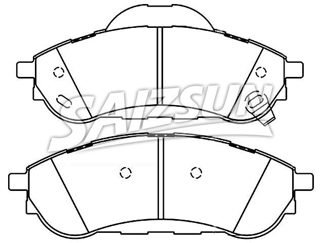 刹车片 Brake Pad Set:EB3C-2M007-AA