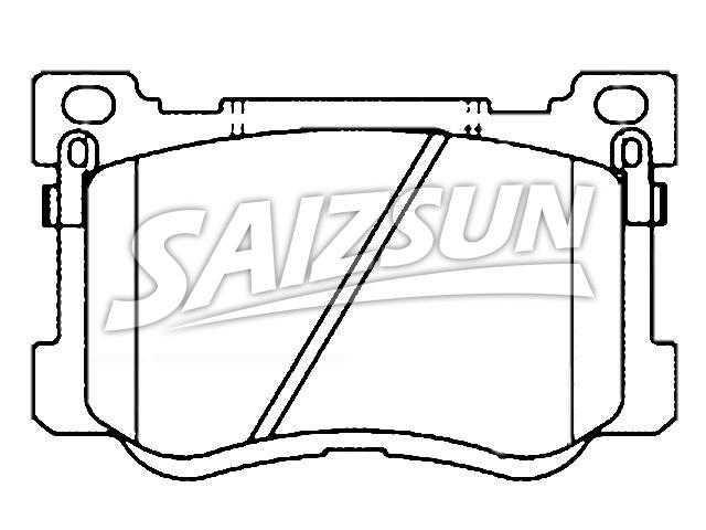 刹车片 Brake Pad Set:58101-B1A21