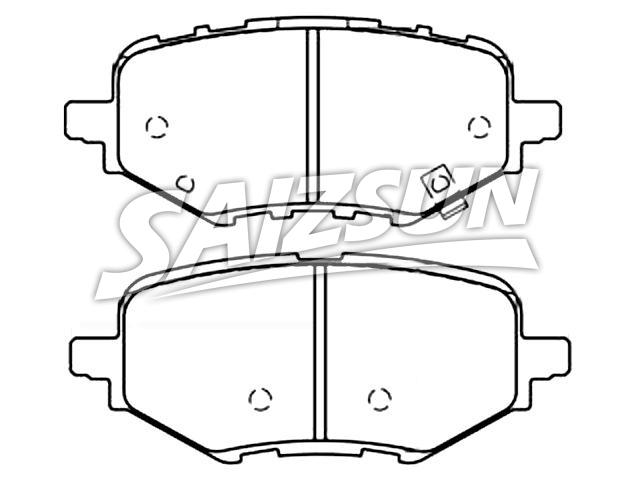 刹车片 Brake Pad Set:43022-TRT-A00