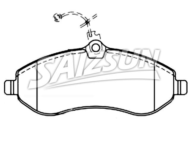 刹车片 Brake Pad Set:1617279580