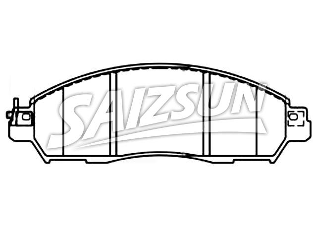 刹车片 Brake Pad Set:D1060-5TA0A