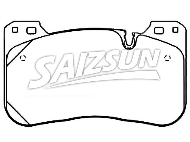 刹车片 Brake Pad Set:34 11 7 991 034