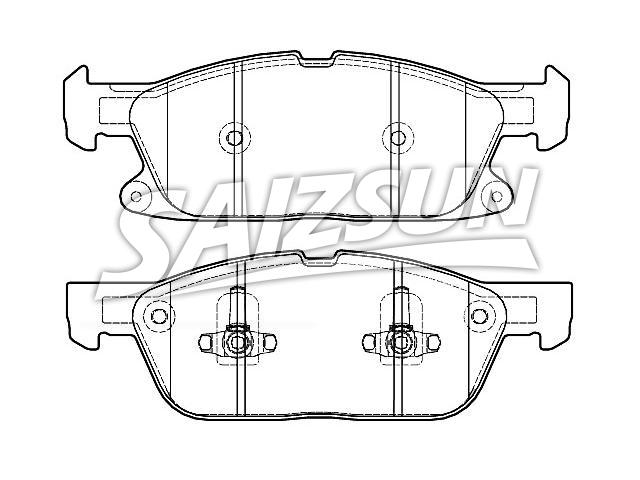 刹车片 Brake Pad Set:F2GC2001BC