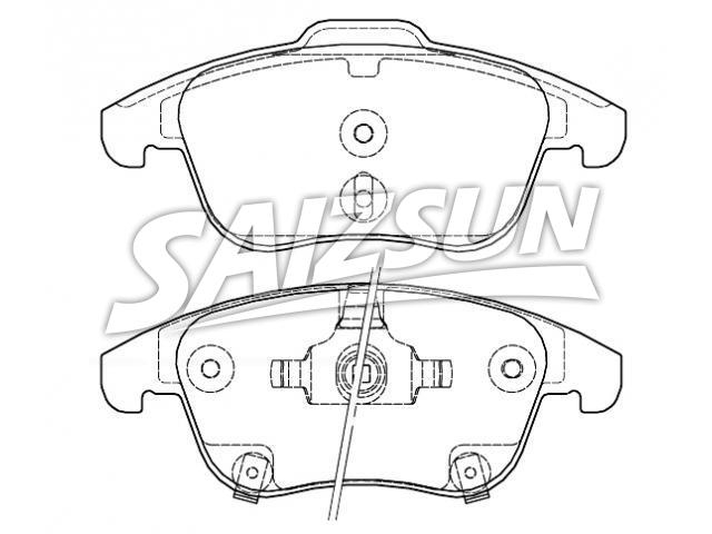 刹车片 Brake Pad Set:HA3501500