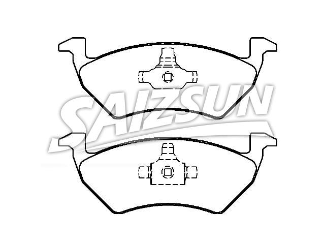 刹车片 Brake Pad Set:5U0 698 151 B