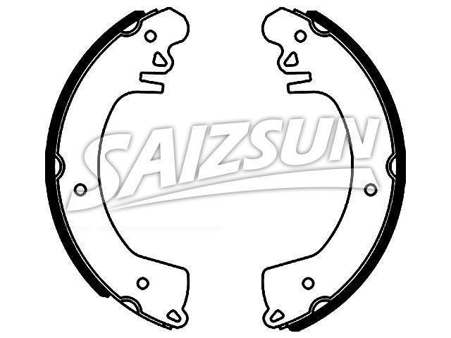 刹车蹄片 Brake Shoe Set:265442300134