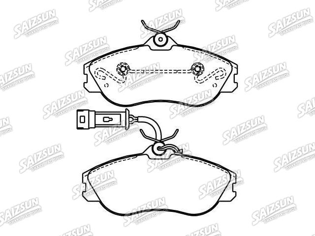 刹车片 Brake Pad Set:447 698 151 F
