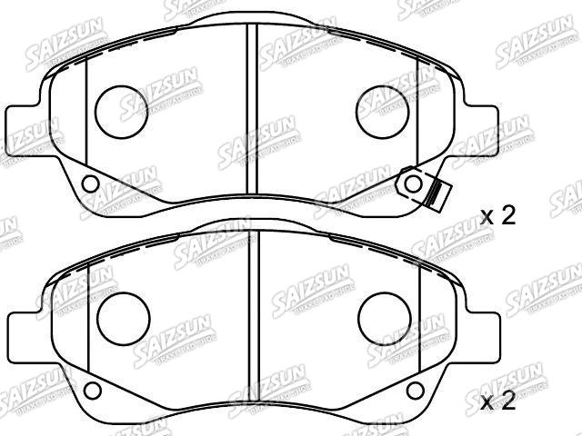 刹车片 Brake Pad Set:04465-05130