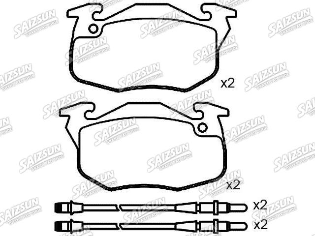 刹车片 Brake Pad Set:95 659 616