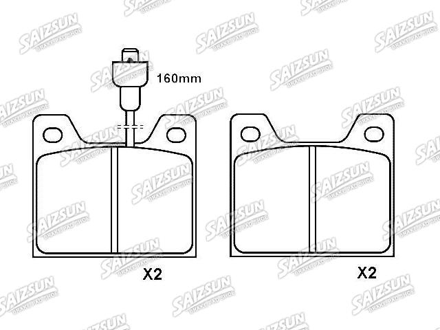 刹车片 Brake Pad Set:4245.34