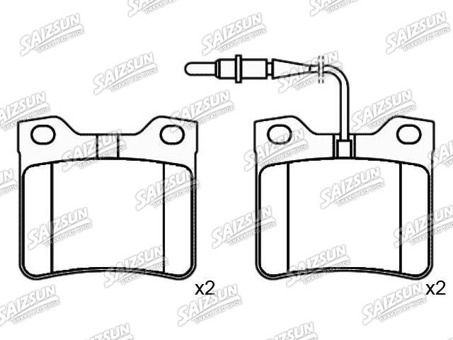 刹车片 Brake Pad Set:002 420 48 20