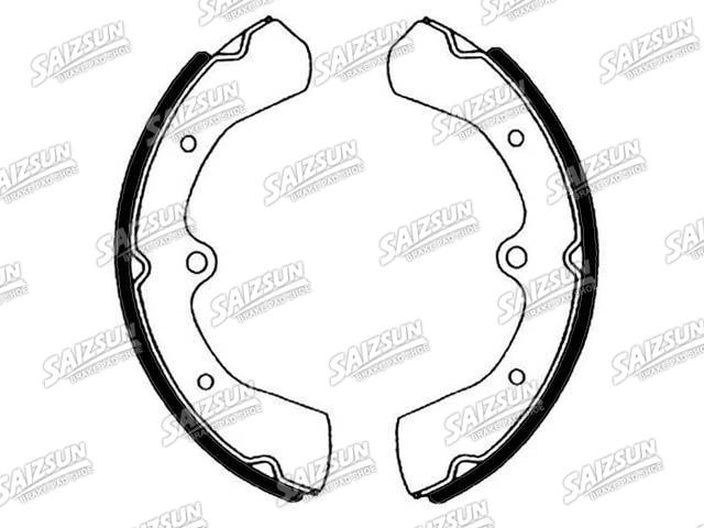 刹车蹄片 Brake Shoe Set:MB699127
