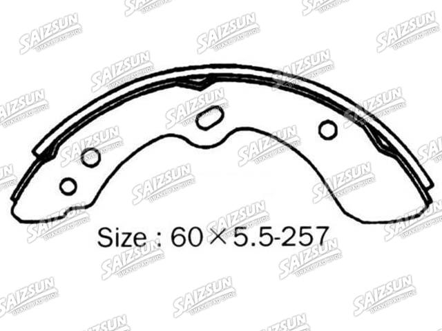 刹车蹄片 Brake Shoe Set:W001-33-310