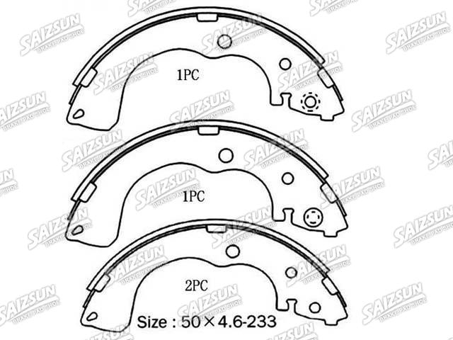 刹车蹄片 Brake Shoe Set:NN3575