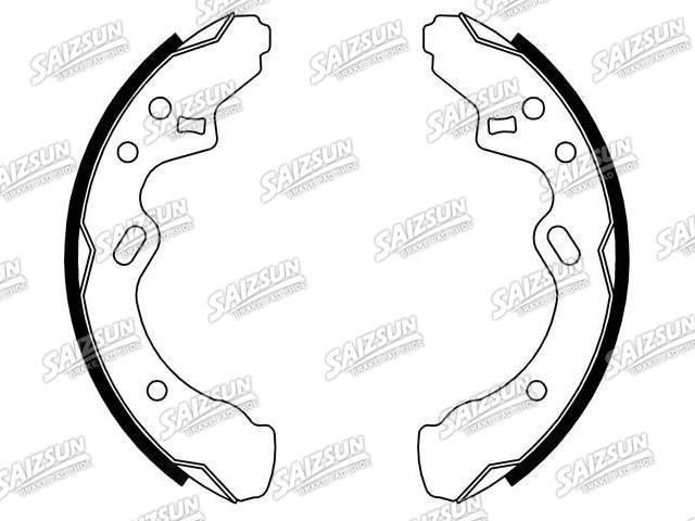 刹车蹄片 Brake Shoe Set:B216-26-310