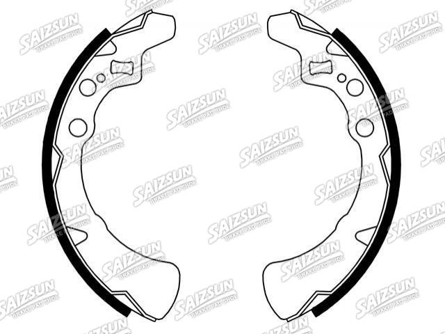 刹车蹄片 Brake Shoe Set:47430-87205-000