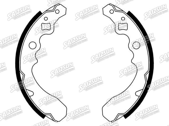 刹车蹄片 Brake Shoe Set:04495-87207-000