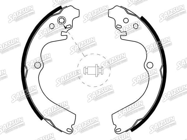 刹车蹄片 Brake Shoe Set:26257-AA040