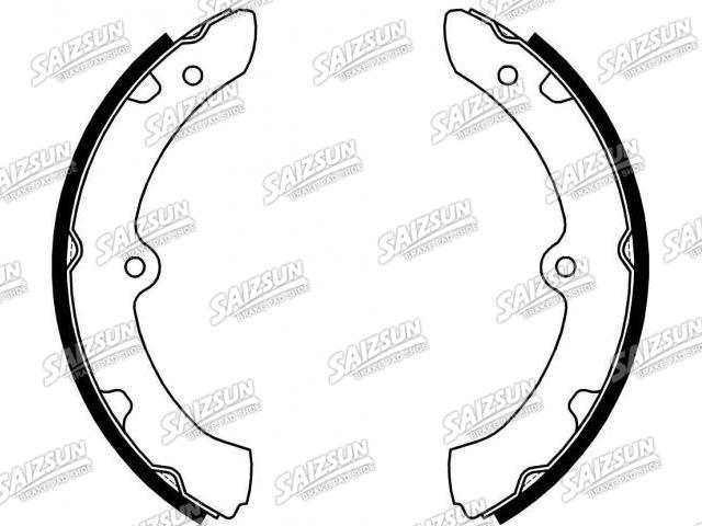刹车蹄片 Brake Shoe Set:04494-36150