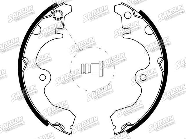 刹车蹄片 Brake Shoe Set:04495-16080