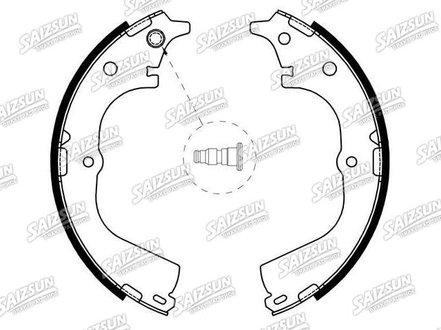 刹车蹄片 Brake Shoe Set:04495-26140