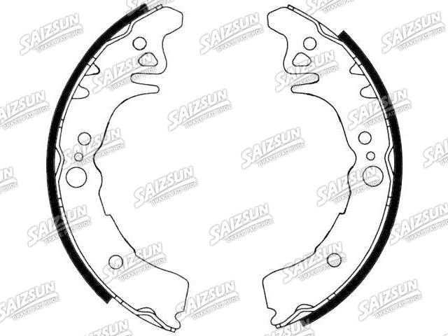 刹车蹄片 Brake Shoe Set:04495-59010