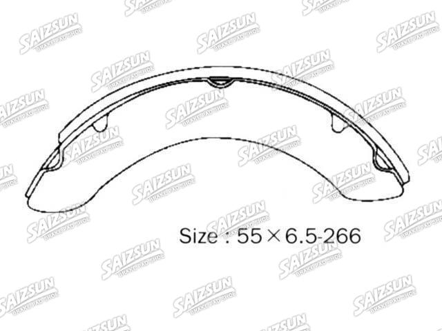 刹车蹄片 Brake Shoe Set:NR1081
