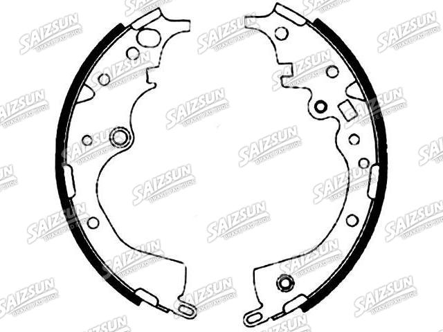 刹车蹄片 Brake Shoe Set:04495-04010