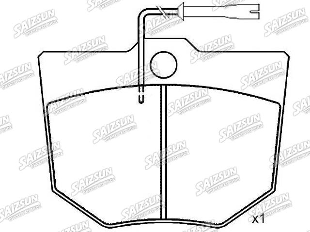 刹车片 Brake Pad Set:120404