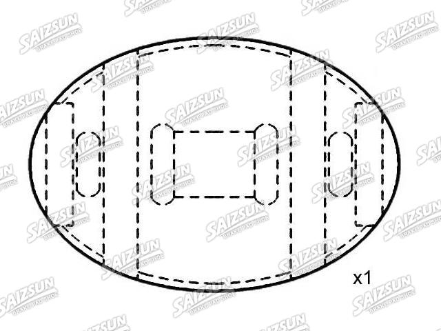 刹车片 Brake Pad Set:120906