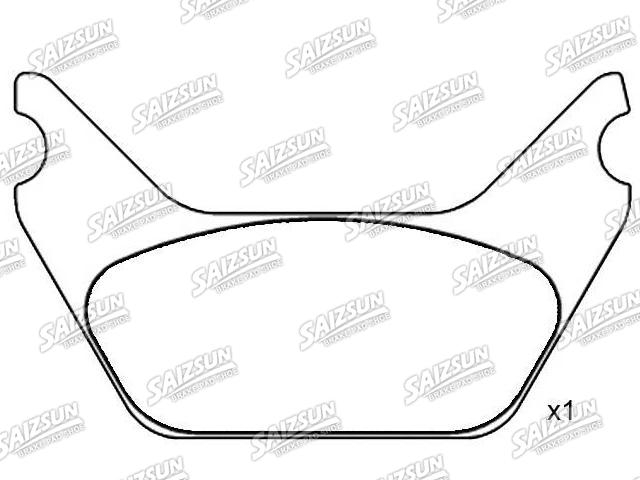 刹车片 Brake Pad Set:121031