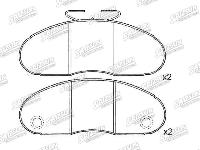 刹车片 Brake Pad Set:631 420 00 20