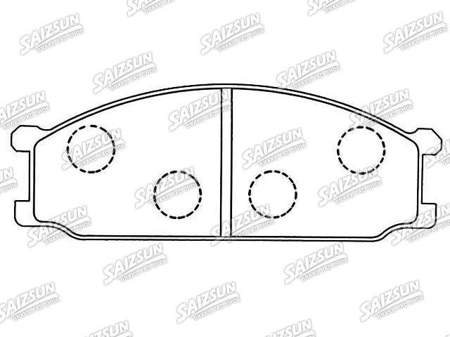 刹车片 Brake Pad Set:MB 150 804