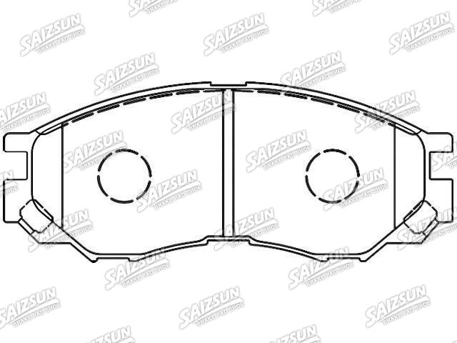 刹车片 Brake Pad Set:MR 205 256