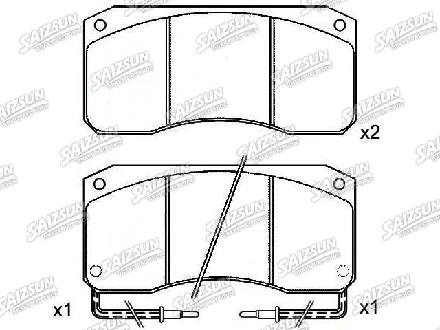 刹车片 Brake Pad Set:5000 297 198