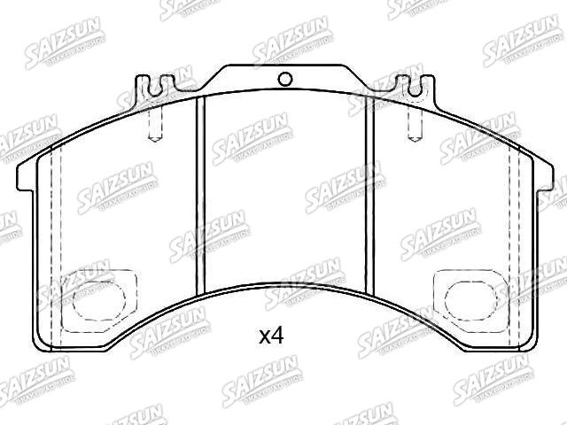 刹车片 Brake Pad Set:190 6170