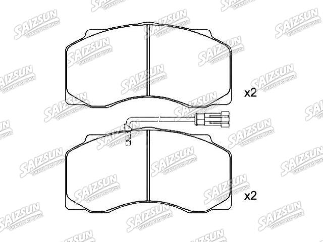 刹车片 Brake Pad Set:AMPA 697