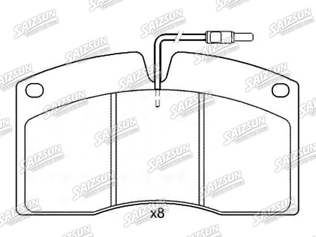 刹车片 Brake Pad Set:5001 821 995
