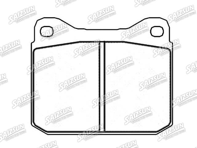 刹车片 Brake Pad Set:001 586 63 42