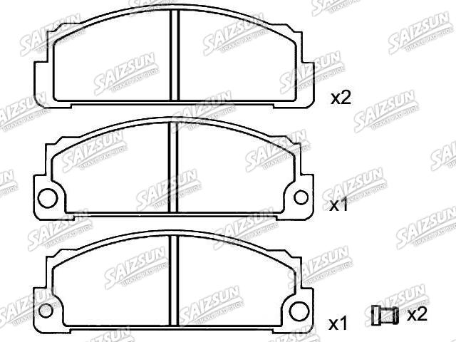 刹车片 Brake Pad Set:4 296 669