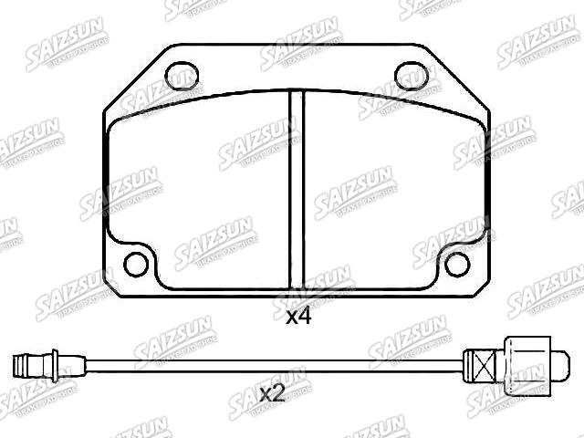 刹车片 Brake Pad Set:176 991 00