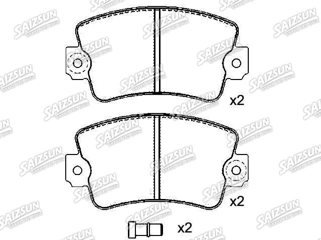 刹车片 Brake Pad Set:77 01 201 709